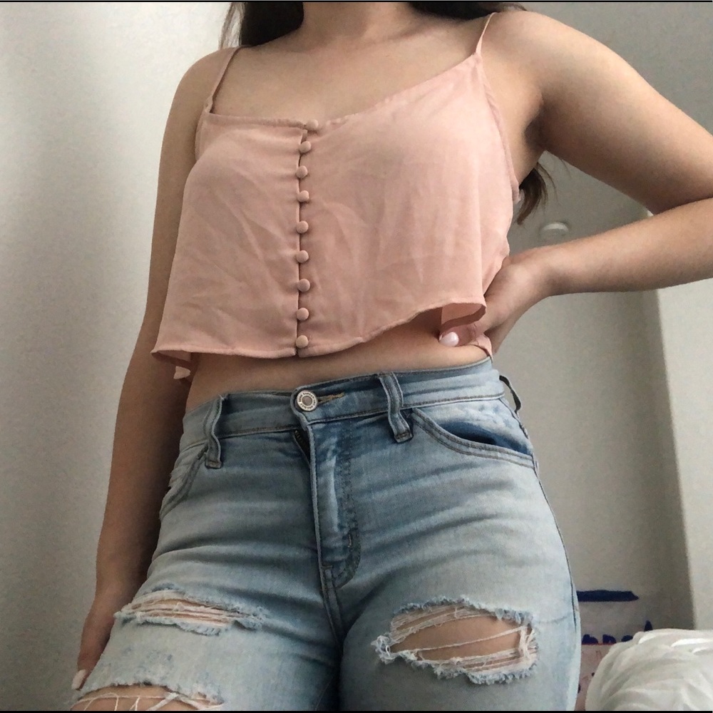 Forever 21 Pink Cami CropTop